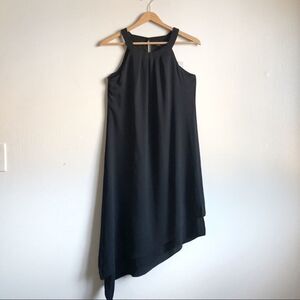 WHBM Sleeveless knee length Black dress NWOT
